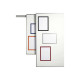 DURABLE DURAFRAME MAGNETIC - Portadocumenti - per A4 - magnetica - nero (pacchetto di 5)