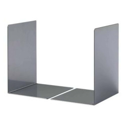 DURABLE L - Fermalibro - carico pesante - acciaio - nero (pacchetto di 2)