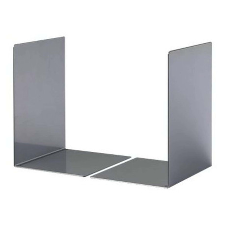 DURABLE L - Fermalibro - carico pesante - acciaio - nero (pacchetto di 2)