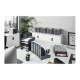 DURABLE VARICOLOR TRAY SET - Vassoio per lettere - 5 compartimenti - grigio antracite