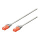 DIGITUS Professional - Cavo patch - RJ-45 (M) a RJ-45 (M) - 50 cm - UTP - CAT 6e - senza alogeni, stampato, antiaggrovigliament