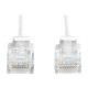 DIGITUS Slim - Cavo patch - RJ-45 (M) a RJ-45 (M) - 3 m - UTP - CAT 6 - senza alogeni, stampato, antiaggrovigliamento - grigio