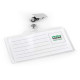 Portabadge con clip - 9,3 x 6 cm - Lebez - conf. 50 pezzi