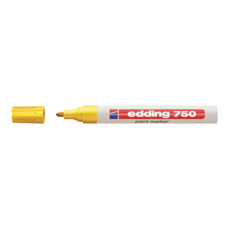 edding 750 paint - Marcatore - permanente - giallo - inchiostro pigmentato - 2-4 mm