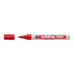 edding 750 paint - Marcatore - permanente - rosso - inchiostro pigmentato - 2-4 mm