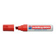 edding 800 - Marcatore - permanente - per vetro, metallo, plastica - rosso - 4-12 mm