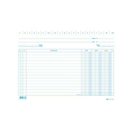 Edipro - Modulo debito/credito/bilancio - 100 fogli - 240 x 170 mm - orizzontale