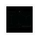 Electrolux EIS82449C - Piano cottura a induzione - 4 piastre - larghezza: 78 cm - prof. 52 cm - nero