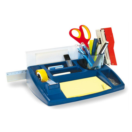 Portacancelleria Oliver - 25 x 21 x 10 cm - blu - Arda