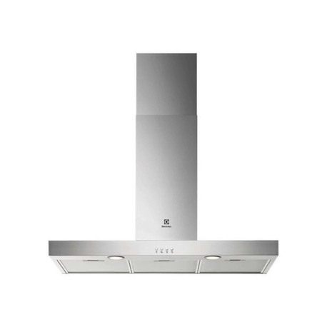 Electrolux Serie 600 LFT419X - Cappa - piatta camino - larghezza: 89.8 cm - prof. 45 cm - estrazione e ricircolo (con kit ricir