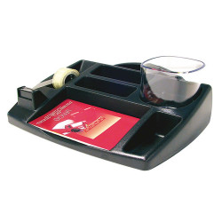 Portacancelleria Oliver - 25 x 21 x 10 cm - nero - Arda