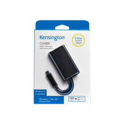 Kensington CH1000 - Hub - 2 x USB 3.1 + 2 x USB-C - desktop