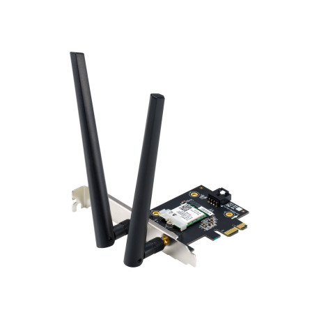 ASUS PCE-AX1800 - Adattatore di rete - PCIe - 802.11a, 802.11b/g/n, 802.11ax (Wi-Fi 6), Bluetooth 5.2