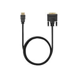 Kensington HDMI (M) to DVI-D (M) Passive Cable, 6ft - Cavo adattatore - DVI-D maschio a HDMI maschio - 1.83 m - a doppia scherm