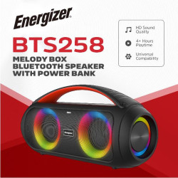 Energizer- BTS258 PARTY SPEAKER BT + POWERBANK