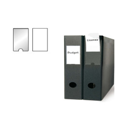 Portaetichette adesivo - 55 x 102 mm - trasparente - Djois - conf. 6 pezzi