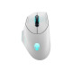 Alienware AW620M - Mouse - per destrorsi - ottica - 7 pulsanti - senza fili, cablato - USB, 2.4 GHz - luce lunare - retail - sc
