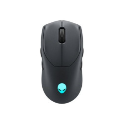 Alienware Tri-Mode Gaming Mouse AW720M - Mouse - ottica - 8 pulsanti - senza fili, cablato - USB, 2.4 GHz, Bluetooth 5.1 - Dark