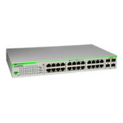 Allied Telesis AT GS950/24 WebSmart Switch - Switch - gestito - 24 x 10/100/1000 + 2 x GBIC - desktop