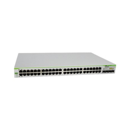 Allied Telesis AT GS950/48 WebSmart Switch - Switch - gestito - 48 x 10/100/1000 + 4 x SFP condiviso - desktop