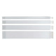 Portaetichette adesivo Ies L40 - 40 x 300 mm - grigio - Sei Rota - conf. 10 pezzi