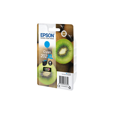 Epson 202XL - 8.5 ml - alta capienza - ciano - originale - blister - cartuccia d'inchiostro - per Expression Premium XP-6000, X
