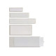 Portaetichette adesivo Iesti A1 - 24 x 63 mm - trasparente - Sei Rota - conf. 10 pezzi