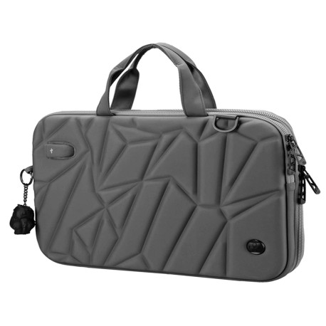 Borsa porta notebook Vacallo 16" - PET - grigio chiaro - SWISS Digital DESIGN