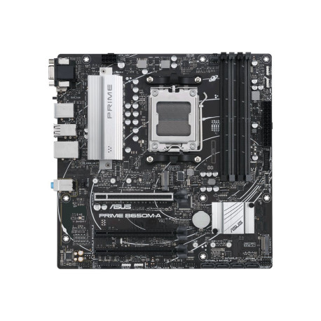 ASUS Prime B650M-A - Scheda madre - micro ATX - Socket AM5 - AMD B650 Chipset - USB 3.2 Gen 1, USB 3.2 Gen 2, USB-C 3.2 Gen 1 -