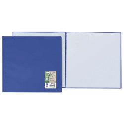 Portalistini Ermes - PP riciclato - 22 x 30 cm - 40 buste - blu - Sei Rota