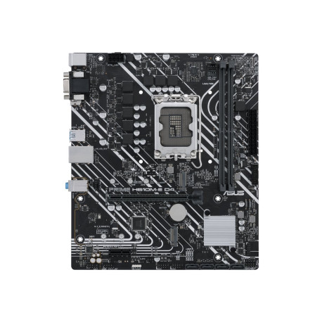 ASUS PRIME H610M-E D4 - Scheda madre - micro ATX - zoccolo LGA1700 - H610 Chipset - USB 3.2 Gen 1 - Gigabit LAN - scheda grafic