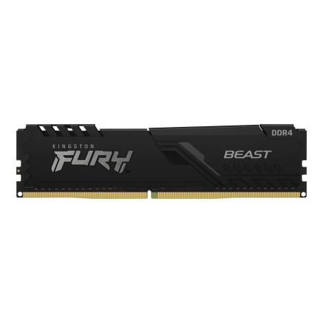 Kingston FURY Beast - DDR4 - modulo - 4 GB - DIMM 288-PIN - 3200 MHz / PC4-25600 - CL16 - 1.35 V - senza buffer - non ECC - ner