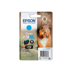 Epson 378XL - 9.3 ml - alta capienza - ciano - originale - blister - cartuccia d'inchiostro - per Expression Home XP-8605, 8606