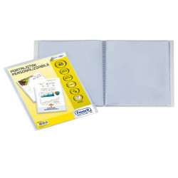 Portalistini personalizzabile Sviluppo - buccia - 22x30 cm - 40 buste - trasparente - Favorit