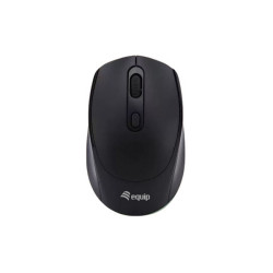 Equip 245122, Ambidestro, Ottico, RF Wireless, 1600 DPI, Nero