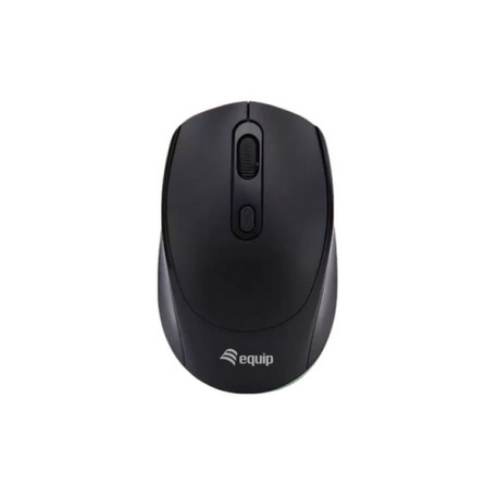 Equip 245122, Ambidestro, Ottico, RF Wireless, 1600 DPI, Nero