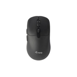 Equip 245123, Ambidestro, Ottico, RF senza fili + Bluetooth, 1600 DPI, Nero