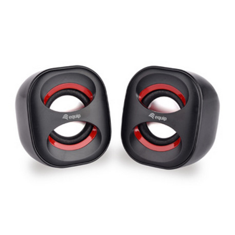 Equip 245331, 2.0 canali, Cablato, 3 W, 90 - 20 Hz, 40 O, Nero