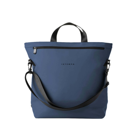 Borsa zainabile Drop - 30 x 44 x 14 cm - gomma - blu - In Tempo
