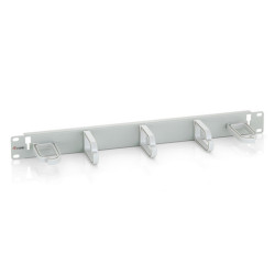 Equip 327312, Pannello di gestione del cavo, Plastica, Acciaio, Grigio, 370 g
