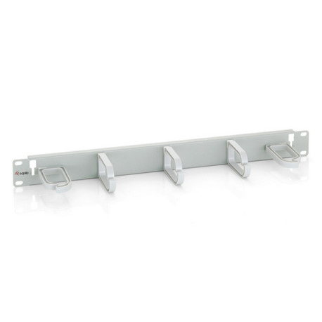 Equip 327312, Pannello di gestione del cavo, Plastica, Acciaio, Grigio, 370 g