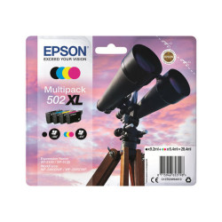 Epson 502XL Multipack - Confezione da 4 - 28.4 ml - alta capienza - nero, giallo, ciano, magenta - originale - blister con radi