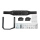 Ergotron - Componente di montaggio (impugnatura, supporto per doppio monitor) - per 2 display LCD - nero - dimensione schermo: 
