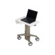 Ergotron CareFit - Carrello - Slim - per portatile - Alluminio, acciaio placcato zinco, plastica di alta qualità - bianco, grig