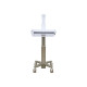 Ergotron CareFit Slim 2.0 - Carrello - per impieghi leggeri - per All-In-One/display LCD - cassetto (1x1) - medico - Alluminio,