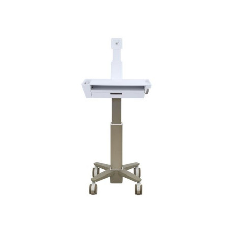 Ergotron CareFit Slim 2.0 - Carrello - per impieghi leggeri - per All-In-One/display LCD - cassetto (1x1) - medico - Alluminio,