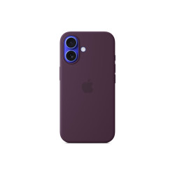 Apple - Cover per cellulare - Compatibilità MagSafe - silicone - prugna - per iPhone 16