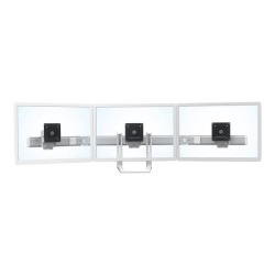 Ergotron HX - Componente di montaggio (impugnatura, 3 snodi, archetto a tripla cerniera) - per 3 schermi LCD - bianco - dimensi