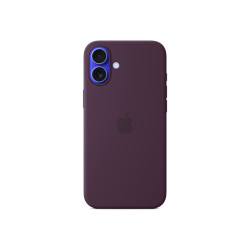Apple - Cover per cellulare - Compatibilità MagSafe - silicone - prugna - per iPhone 16 Plus
