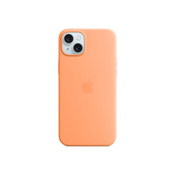 Apple - Cover per cellulare - Compatibilità MagSafe - silicone - sorbetto all'arancio - per iPhone 15 Plus